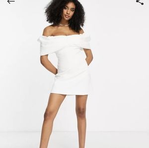 ASOS Ever New White Mini Dress - Wedding / Elopement /Reception